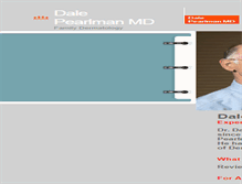 Tablet Screenshot of dalepearlmanmd.net